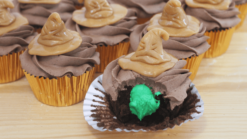 Harry Potter Sorting Hat Cupcakes