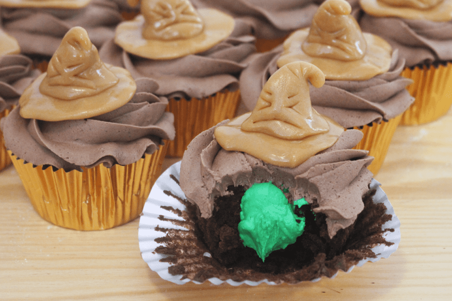 Harry Potter Sorting Hat Cupcakes