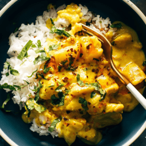 Yellow Chicken Curry (Inspired by Letters from Thailand)